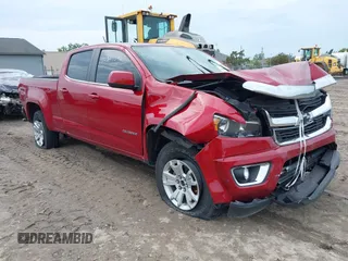 2015 Chevrolet Colorado 4WD LT with VIN 1GCGTBE39F1121150, listed as a IAAI auction lot 42511642 with 87,875 mi miles and . Bid and sale history available at DreamBid. Image 1.