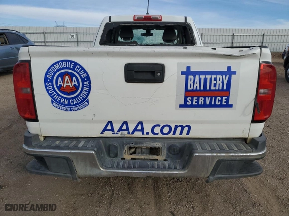 2019 Chevrolet Colorado 4WD Work Truck with VIN 1GCHTBEA7K1272128, listed as a Copart auction lot 45045575 with 159,874 mi miles and Salvage Title. Bid and sale history available at carsss.com. Image 6.