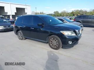 2015 Nissan Pathfinder Platinum with VIN 5N1AR2MN2FC680398, listed as a IAAI auction lot 41533169 with 172,155 mi miles and . Bid and sale history available at DreamBid. Image 1.