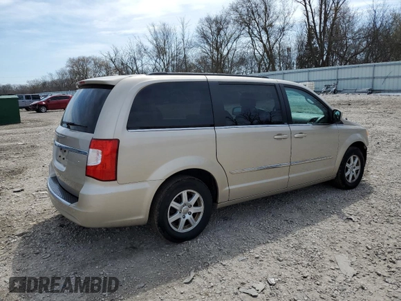 2013 Chrysler Town & Country Touring with VIN 2C4RC1BG6DR556615, listed as a Copart auction lot 54127615 with 120,280 mi miles and Clean Title. Bid and sale history available at DreamBid. Image 3.