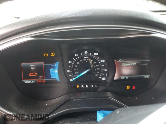 2020 Ford Fusion SE with VIN 3FA6P0HD3LR258035, listed as a Copart auction lot 50219275 with 70,631 mi miles and Salvage title. Bid and sale history available at DreamBid. Image 9.