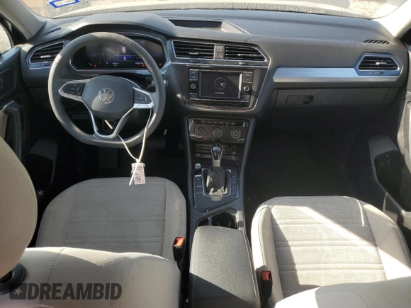 2023 Volkswagen Tiguan S with VIN 3VVRB7AX5PM092916, listed as a Copart auction lot 52083855 with 43,707 mi miles and Salvage title. Bid and sale history available at DreamBid. Image 8.