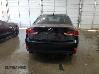 2020 Lexus IS 300 with VIN JTHDA1D2XL5107157, listed as a Copart auction lot 80091224 with 64,545 mi miles and Salvage title. Bid and sale history available at DreamBid. Image 6.