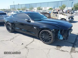 2015 Ford Mustang GT with VIN 1FA6P8CF8F5355875, listed as a IAAI auction lot 42146274 with 48,471 mi miles and . Bid and sale history available at carsss.com. Image 1.