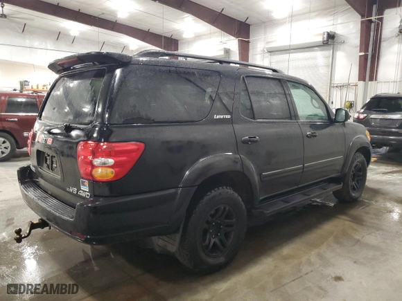2003 Toyota Sequoia Limited with VIN 5TDBT48AX3S182196, listed as a Copart auction lot 49801215 with 248,915 mi miles and Clean Title. Bid and sale history available at carsss.com. Image 3.