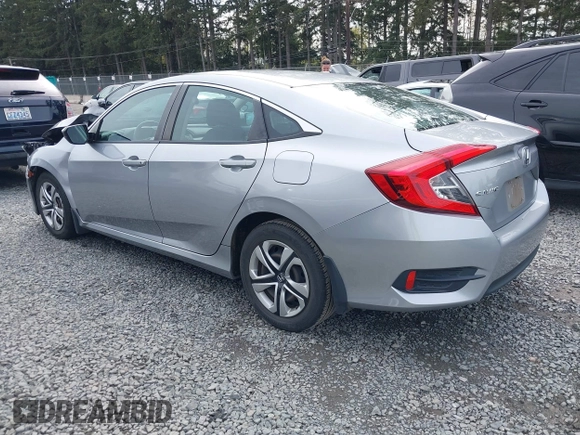 2016 Honda Civic Sedan LX with VIN 19XFC2F50GE206744, listed as a IAAI auction lot 42007430 with 49,391 mi miles. Bid and sale history available at carsss.com. Image 3.