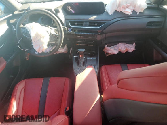 2021 Lexus UX with VIN JTHR9JBHXM2039208, listed as a Copart auction lot 86689314 with 0 mi miles and Clean Title. Bid and sale history available at carsss.com. Image 8.