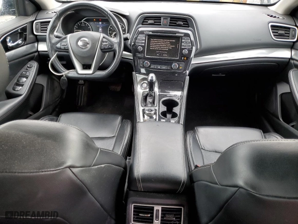 2021 Nissan Maxima SV with VIN 1N4AA6CV4MC513807, listed as a Copart auction lot 48571005 with 77,380 mi miles and Salvage Title. Bid and sale history available at carsss.com. Image 8.
