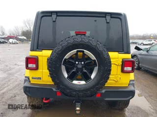2020 Jeep Wrangler Unlimited Rubicon z VIN 1C4HJXFN7LW172944, wystawiony jako IAAI lot #41474893 z przebiegiem 76 726 mil mil oraz . Historia ofert i sprzedaży dostępna na DreamBid. Obrazek 16.