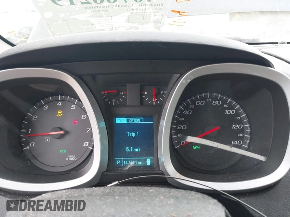 2015 Chevrolet Equinox LT with VIN 2GNFLFEK6F6134484, listed as a IAAI auction lot 40766219 with 147,716 mi miles and . Bid and sale history available at DreamBid. Image 7.