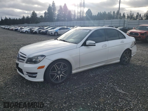 2013 Mercedes-Benz C 350 Sport with VIN WDDGF5HBXDR270246, listed as a Copart auction lot 88063595 with 137,048 mi miles and Salvage Title. Bid and sale history available at DreamBid. Image 1.