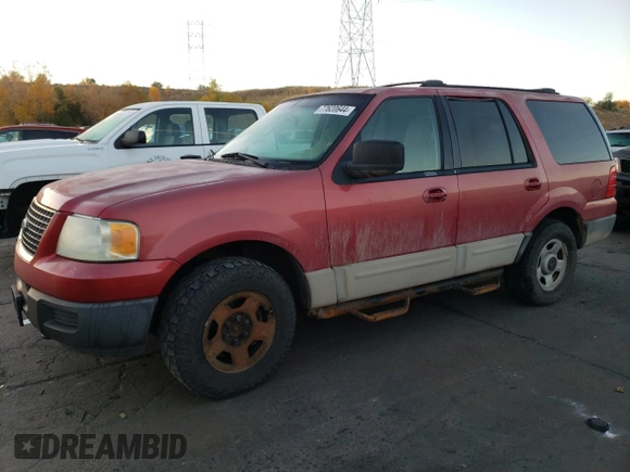 2003 Ford Expedition XLT Value with VIN 1FMPU16W63LB06908, listed as a Copart auction lot 77620644 with 181,722 mi miles and Salvage Title. Bid and sale history available at carsss.com. Image 1.