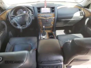 2013 Infiniti QX56 with VIN JN8AZ2NE8D9060804, listed as a Copart auction lot 74628504 with 127,122 mi miles and Salvage Title. Bid and sale history available at carsss.com. Image 8.