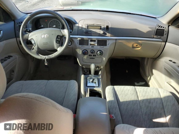 2007 Hyundai Sonata GLS with VIN 5NPET46CX7H195852, listed as a Copart auction lot 51732315 with 171,087 mi miles and Salvage Title. Bid and sale history available at DreamBid. Image 8.