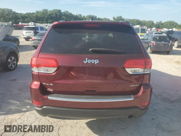 2016 Jeep Grand Cherokee Limited with VIN 1C4RJFBG4GC311649, listed as a Copart auction lot 62259585 with 114,271 mi miles and Salvage title. Bid and sale history available at DreamBid. Image 6.