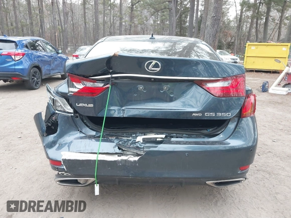 2013 Lexus GS 350 with VIN JTHCE1BL6D5006761, listed as a IAAI auction lot 41376327 with 173,698 mi miles. Bid and sale history available at carsss.com. Image 16.