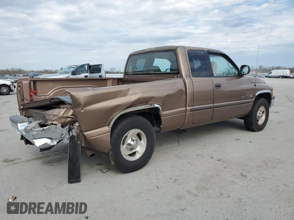 2000 Dodge 1500 with VIN 1B7HC13Z0YJ160752, listed as a Copart auction lot 50951705 with 132,590 mi miles and Salvage Title. Bid and sale history available at DreamBid. Image 3.