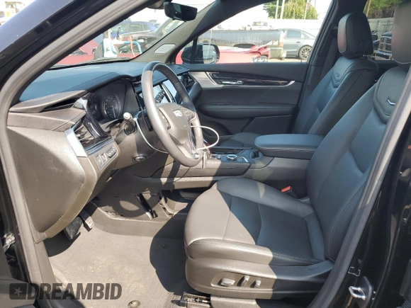 2023 Cadillac XT6 AWD Premium Luxury with VIN 1GYKPDRS6PZ185431, listed as a Copart auction lot 70475734 with 11,276 mi miles and Salvage Title. Bid and sale history available at carsss.com. Image 7.