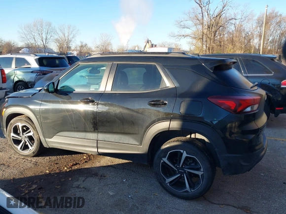 2022 Chevrolet TrailBlazer RS with VIN KL79MUSL4NB114408, listed as a IAAI auction lot 40994141 with 35,669 mi miles. Bid and sale history available at carsss.com. Image 15.