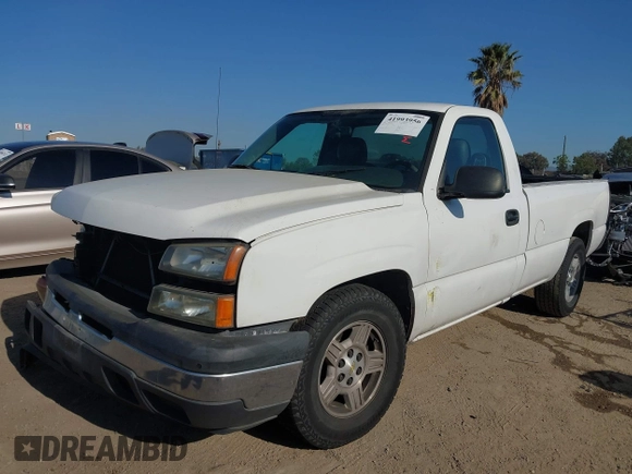 2006 Chevrolet Silverado 1500 Work Truck with VIN 3GCEC14X46G231966, listed as a IAAI auction lot 41993956 with 154,156 mi miles. Bid and sale history available at carsss.com. Image 2.