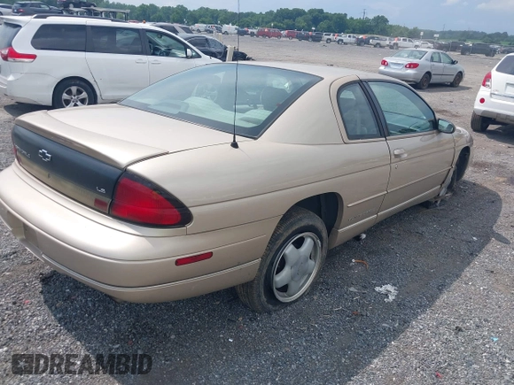 1999 Chevrolet Monte Carlo LS with VIN 2G1WW12M2X9163157, listed as a IAAI auction lot 42611711 with 172,723 mi miles and . Bid and sale history available at DreamBid. Image 4.