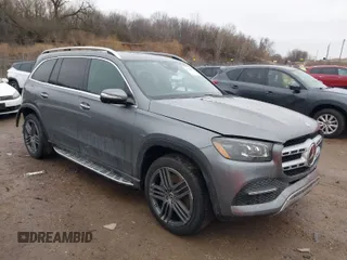 2020 Mercedes-Benz GLS with VIN 4JGFF5KE5LA205564, listed as a IAAI auction lot 41619938 with 63,912 mi miles. Bid and sale history available at carsss.com. Image 1.
