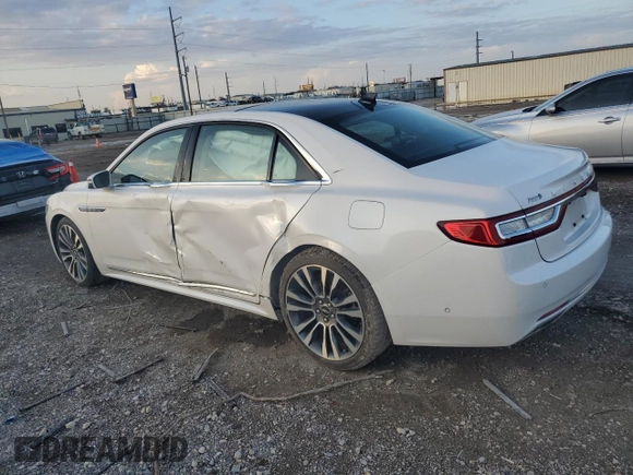 2018 Lincoln Continental Reserve with VIN 1LN6L9RP8J5611609, listed as a Copart auction lot 85163574 with 0 mi miles and Salvage Title. Bid and sale history available at carsss.com. Image 2.