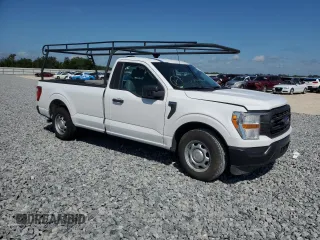 2021 Ford F-150 XL with VIN 1FTMF1CP5MKF10546, listed as a Copart auction lot 50216635 with Not provided miles and Salvage title. Bid and sale history available at DreamBid. Image 4.