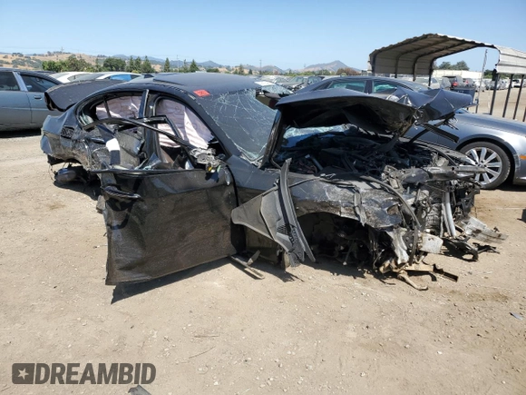 2016 BMW 5 Series 550i xDrive with VIN WBAKP9C55GD980454, listed as a Copart auction lot 59319485 with 91,424 mi miles and Salvage title. Bid and sale history available at DreamBid. Image 4.