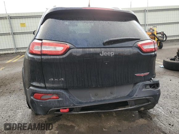 2018 Jeep Cherokee Trailhawk with VIN 1C4PJMBB5JD535384, listed as a Copart auction lot 51041775 with 89,873 mi miles and Salvage Title. Bid and sale history available at carsss.com. Image 6.