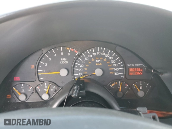 1999 Pontiac Firebird Trans Am with VIN 2G2FV32GXX2229175, listed as a Copart auction lot 65678225 with 180,298 mi miles and Salvage title. Bid and sale history available at DreamBid. Image 9.