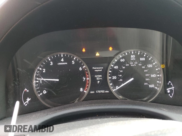 2014 Lexus GS 350 with VIN JTHBE1BL2E5039432, listed as a Copart auction lot 51610405 with 175,702 mi miles and Salvage Title. Bid and sale history available at carsss.com. Image 9.