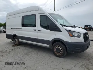 2021 Ford Transit Cargo with VIN 1FTBW3X83MKA74012, listed as a Copart auction lot 54455615 with Not provided miles and Clean title. Bid and sale history available at DreamBid. Image 4.