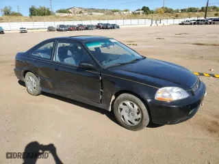 1996 Honda Civic EX with VIN 1HGEJ8249TL064091, listed as a Copart auction lot 76824694 with 0 mi miles and Salvage Title. Bid and sale history available at carsss.com. Image 4.