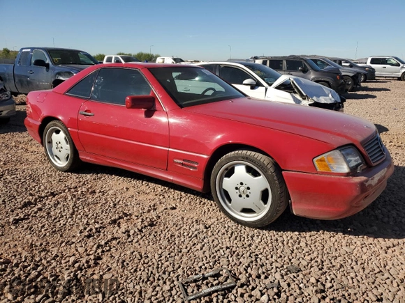 1998 Mercedes-Benz SL-Class with VIN WDBFA67F0WF157813, listed as a Copart auction lot 78424584 with 122,352 mi miles and Clean Title. Bid and sale history available at carsss.com. Image 4.