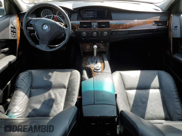 2007 BMW 5 Series 530xi with VIN WBANF73517CY17309, listed as a Copart auction lot 52692025 with 90,817 mi miles and Salvage title. Bid and sale history available at DreamBid. Image 8.