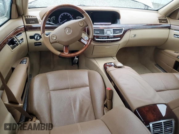 2009 Mercedes-Benz S 550 with VIN WDDNG86X29A248929, listed as a Copart auction lot 57762735 with 80,190 mi miles and Clean title. Bid and sale history available at DreamBid. Image 8.