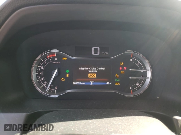2017 Honda Pilot Touring with VIN 5FNYF6H9XHB023385, listed as a Copart auction lot 55482975 with 105,039 mi miles and Salvage Title. Bid and sale history available at carsss.com. Image 9.