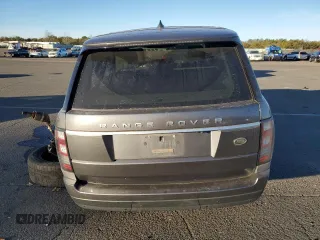 2017 Land Rover Range Rover with VIN SALGR2FK5HA362235, listed as a Copart auction lot 41617135 with 84,568 mi miles and Salvage title. Bid and sale history available at DreamBid. Image 6.