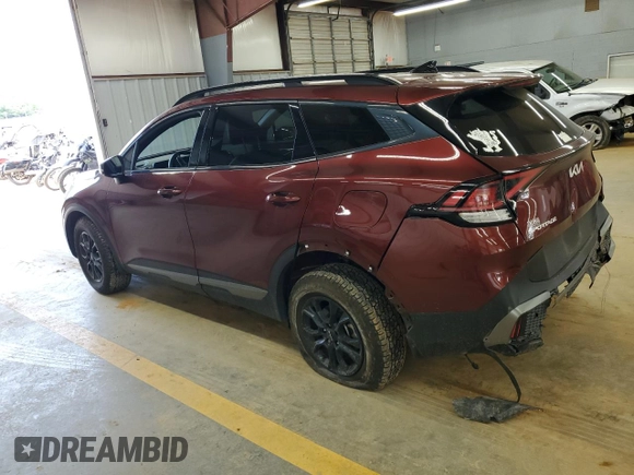 2023 Kia Sportage X-Pro z VIN 5XYK7CAF6PG137375, wystawiony jako Copart lot #57382485 z przebiegiem 27 244 mil mil oraz Szkoda całkowita • Salvage title. Historia ofert i sprzedaży dostępna na DreamBid. Obrazek 2.