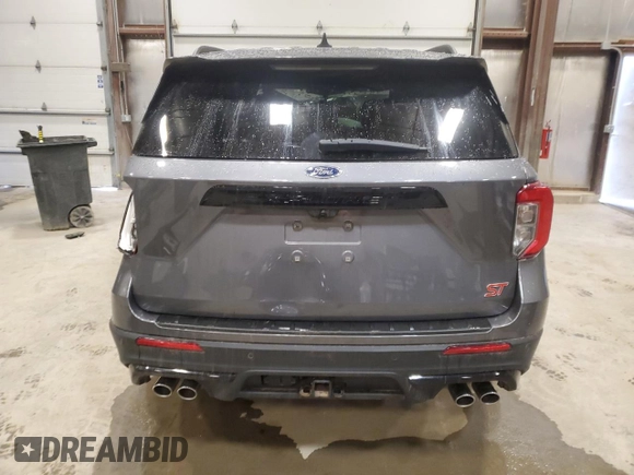 2021 Ford Explorer ST with VIN 1FM5K8GCXMGC25324, listed as a Copart auction lot 51885175 with 0 mi miles and Non Repairable. Bid and sale history available at carsss.com. Image 6.