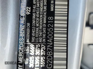 2022 Mercedes-Benz EQS with VIN W1KCG2DB7NA005218, listed as a Copart auction lot 70183614 with 0 mi miles and Salvage Title. Bid and sale history available at carsss.com. Image 14.