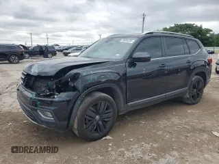 2019 Volkswagen Atlas SEL with VIN 1V2ER2CAXKC509184, listed as a Copart auction lot 58695325 with Not provided miles and Salvage title. Bid and sale history available at DreamBid. Image 1.