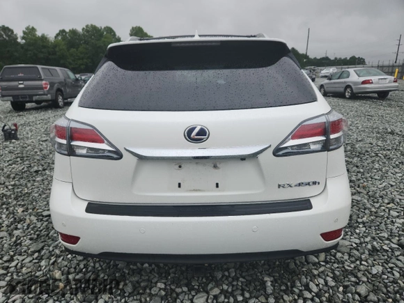 2014 Lexus RX 450h with VIN JTJBC1BA7E2458042, listed as a Copart auction lot 61008905 with 119,368 mi miles and Salvage title. Bid and sale history available at DreamBid. Image 6.