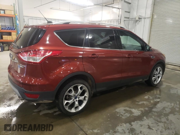 2014 Ford Escape Titanium with VIN 1FMCU9J90EUE36071, listed as a Copart auction lot 51772995 with 81,490 mi miles and Salvage Title. Bid and sale history available at DreamBid. Image 3.