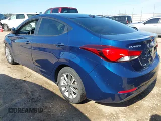 2016 Hyundai Elantra SE with VIN 5NPDH4AE1GH655759, listed as a IAAI auction lot 41721601 with 152,787 mi miles. Bid and sale history available at carsss.com. Image 3.