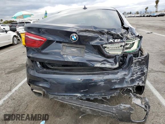 2017 BMW X6 xDrive35i with VIN 5UXKU2C56H0N84897, listed as a Copart auction lot 47073513 with 86,251 mi miles. Bid and sale history available at carsss.com. Image 6.