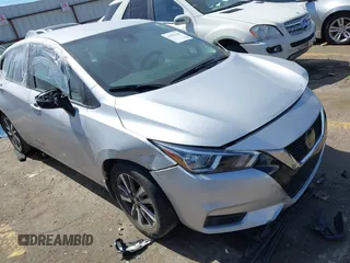 2021 Nissan Versa SV with VIN 3N1CN8EV6ML894003, listed as a IAAI auction lot 41827000 with Not provided miles and . Bid and sale history available at DreamBid. Image 1.