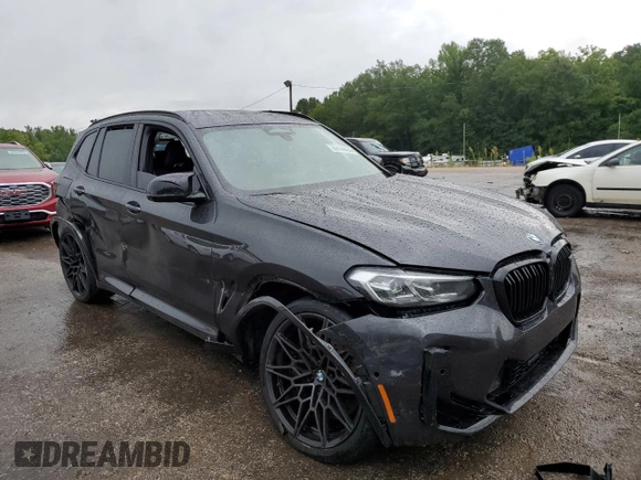 2022 BMW X3 M z VIN 5YM13EC09N9J95191, wystawiony jako Copart lot #63090823 z przebiegiem 15 029 mil mil oraz . Historia ofert i sprzedaży dostępna na DreamBid. Obrazek 4.
