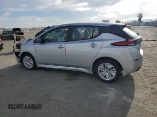 2023 Nissan LEAF S with VIN 1N4AZ1BV8PC556452, listed as a Copart auction lot 52210085 with 12,587 mi miles and Salvage Title. Bid and sale history available at DreamBid. Image 2.